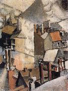 Fernard Leger Housetop-s smoke oil painting